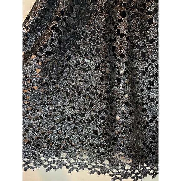 ASTR The Label Black Dress Lace Midi  Style ALD 42049 Size M Holiday Party - Picture 5 of 10